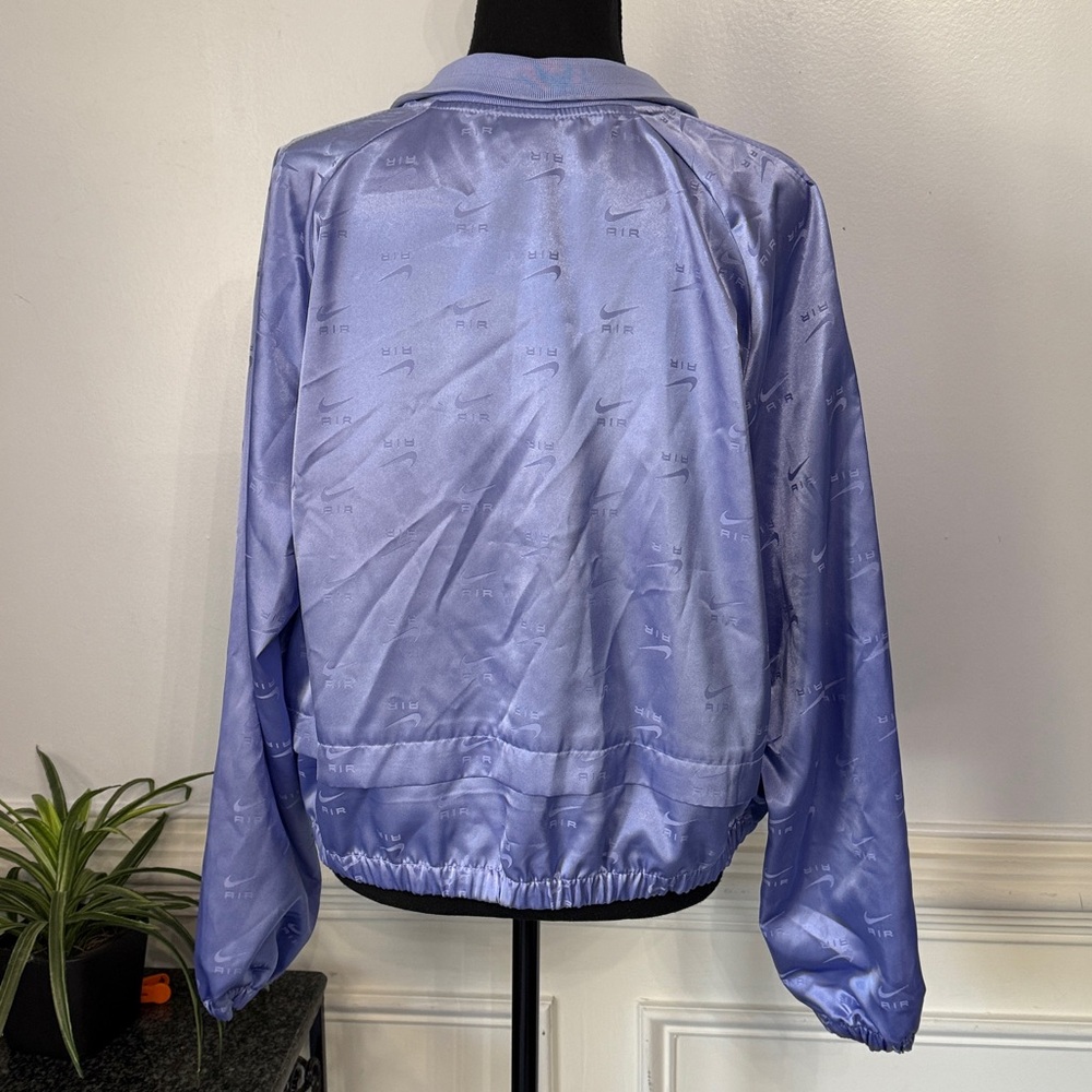 NWT Nike Air Purple Loose Fit Track Pants Bomber Jacket Matching Set L - Picture 3 of 8
